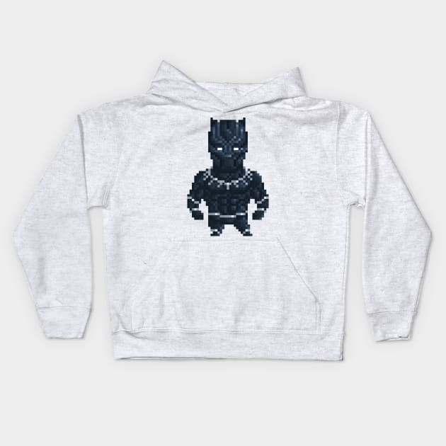 Black Panther Kids Hoodie by YayPixel